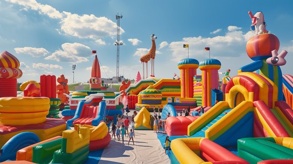 Location de structure gonflable : les conditions à respecter